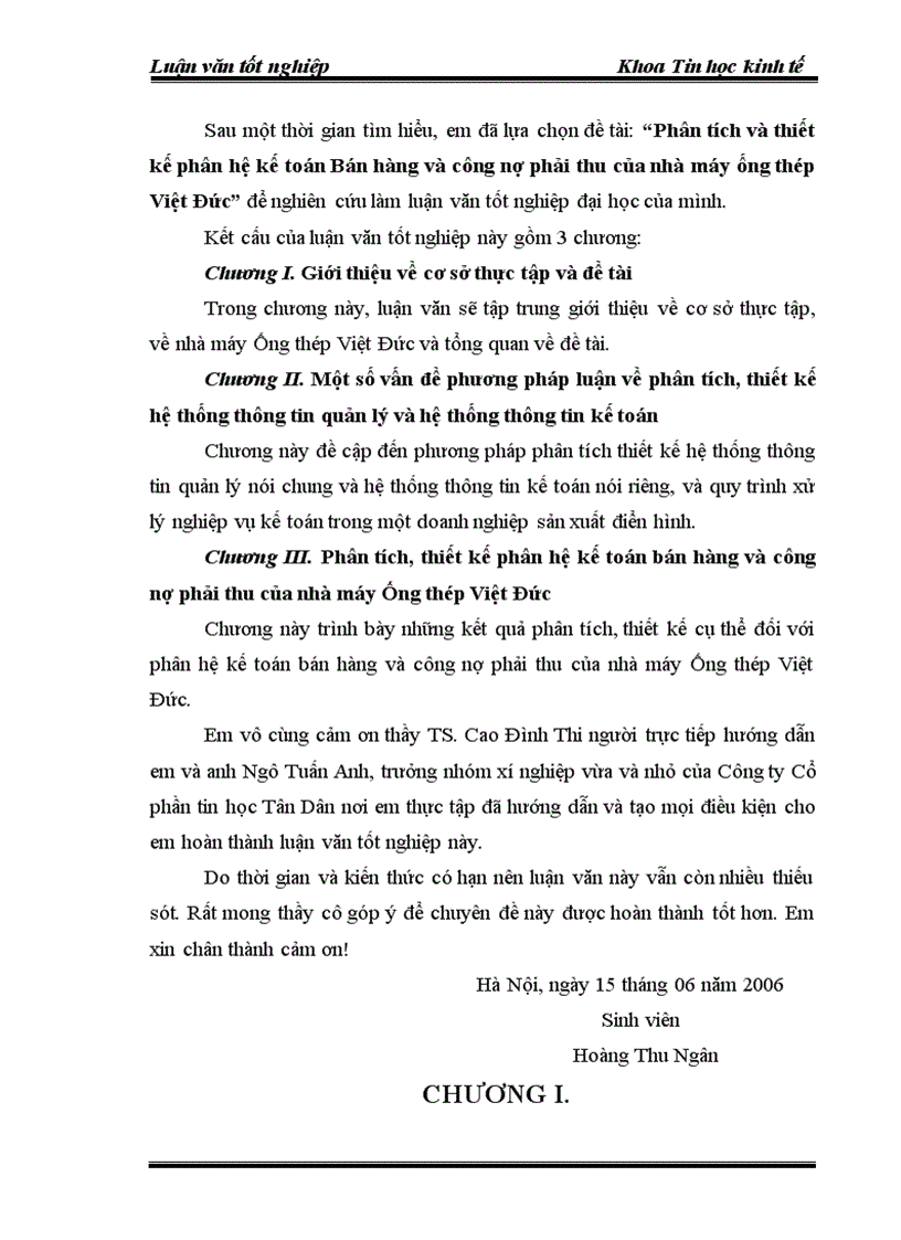 image for page Phân tích và thiết kế phân hệ kế toán Bán hàng và công nợ phải thu của nhà máy ống thép Việt Đức