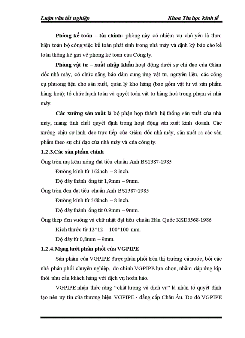 image for page Phân tích và thiết kế phân hệ kế toán Bán hàng và công nợ phải thu của nhà máy ống thép Việt Đức