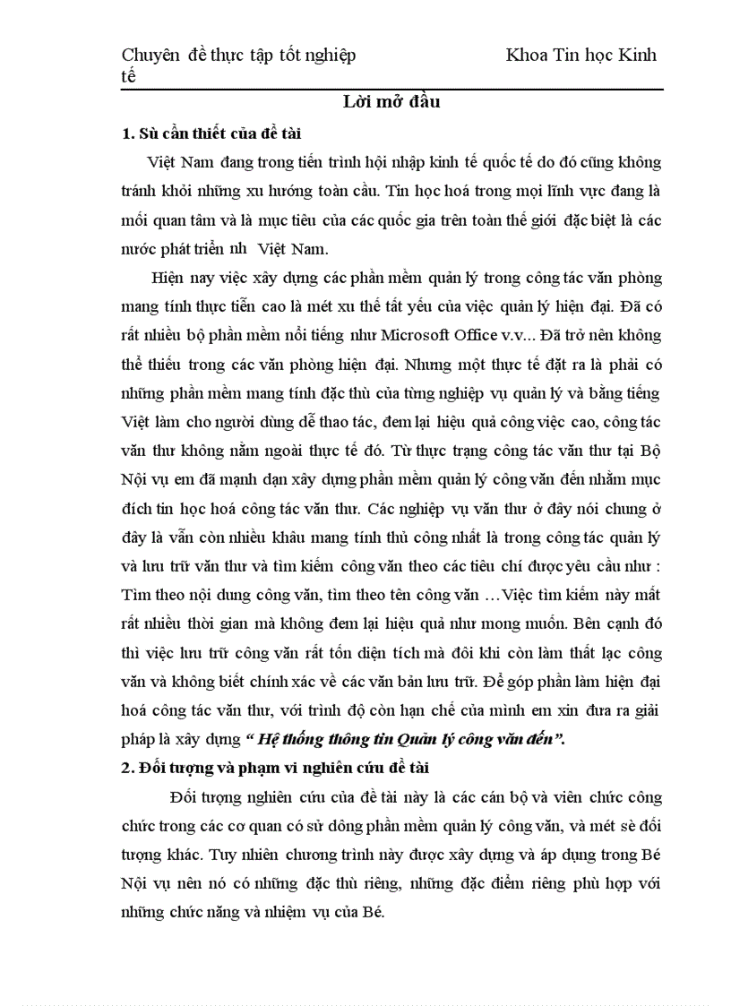 image for page Xây dựng hệ thống thông tin quản lý công văn tại Bộ Nội vụ 1