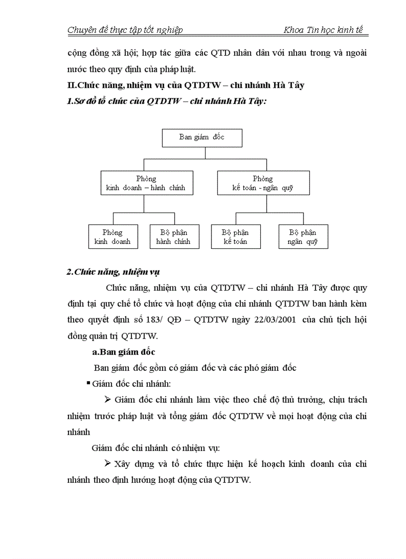 image for page Phân tích và thiết kế hệ thống thông tin huy động tiền gửi từ khu vực dân cư tại QTDTW chi nhánh Hà Tây