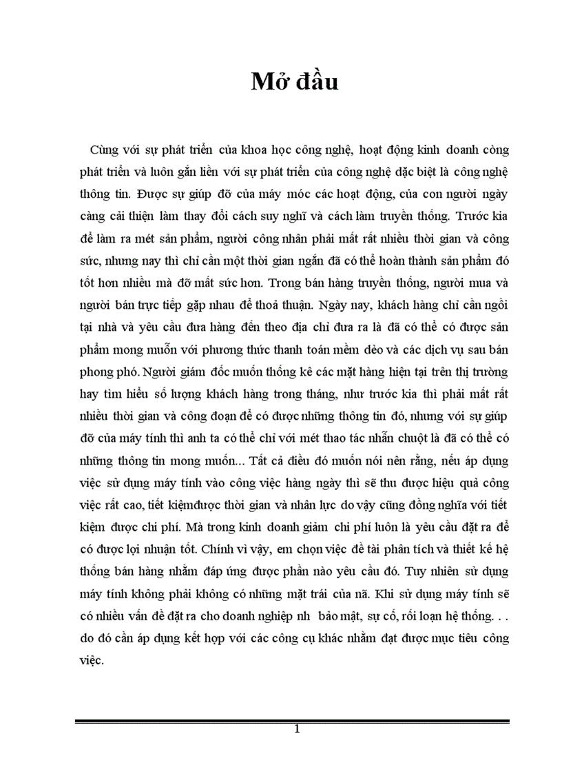 image for page phân tích và thiết kế hệ thống bán hàng