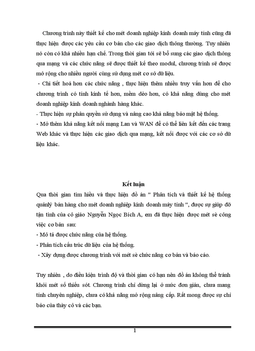 image for page phân tích và thiết kế hệ thống bán hàng