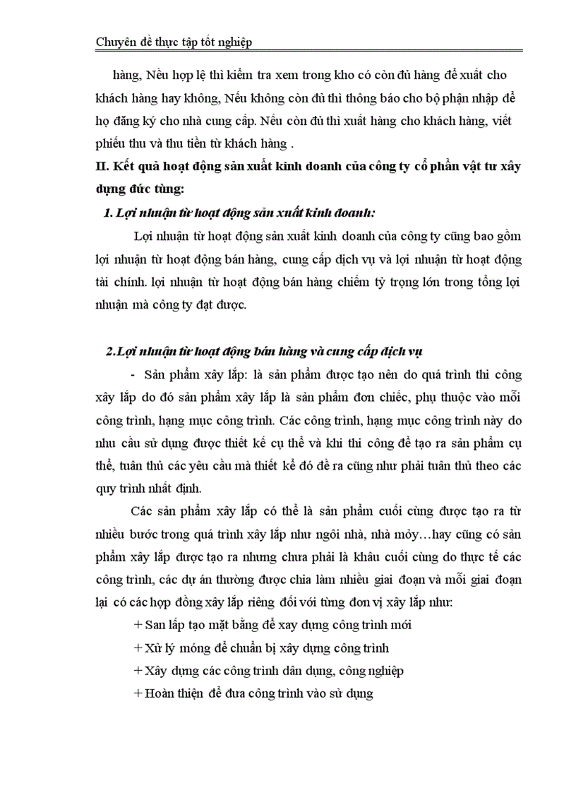 image for page Phân tích thiết kế hệ thống thông tin quản lý vật tư tại Công ty Cổ phần vật tư xây dựng Đức Tùng
