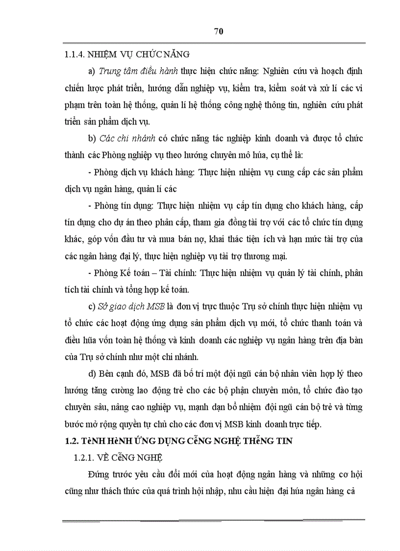 image for page Phân tích và thiết kế hệ thống thông tin quản lý hợp đồng cho vay tại Ngân hàng thương mại cổ phần hàng hải
