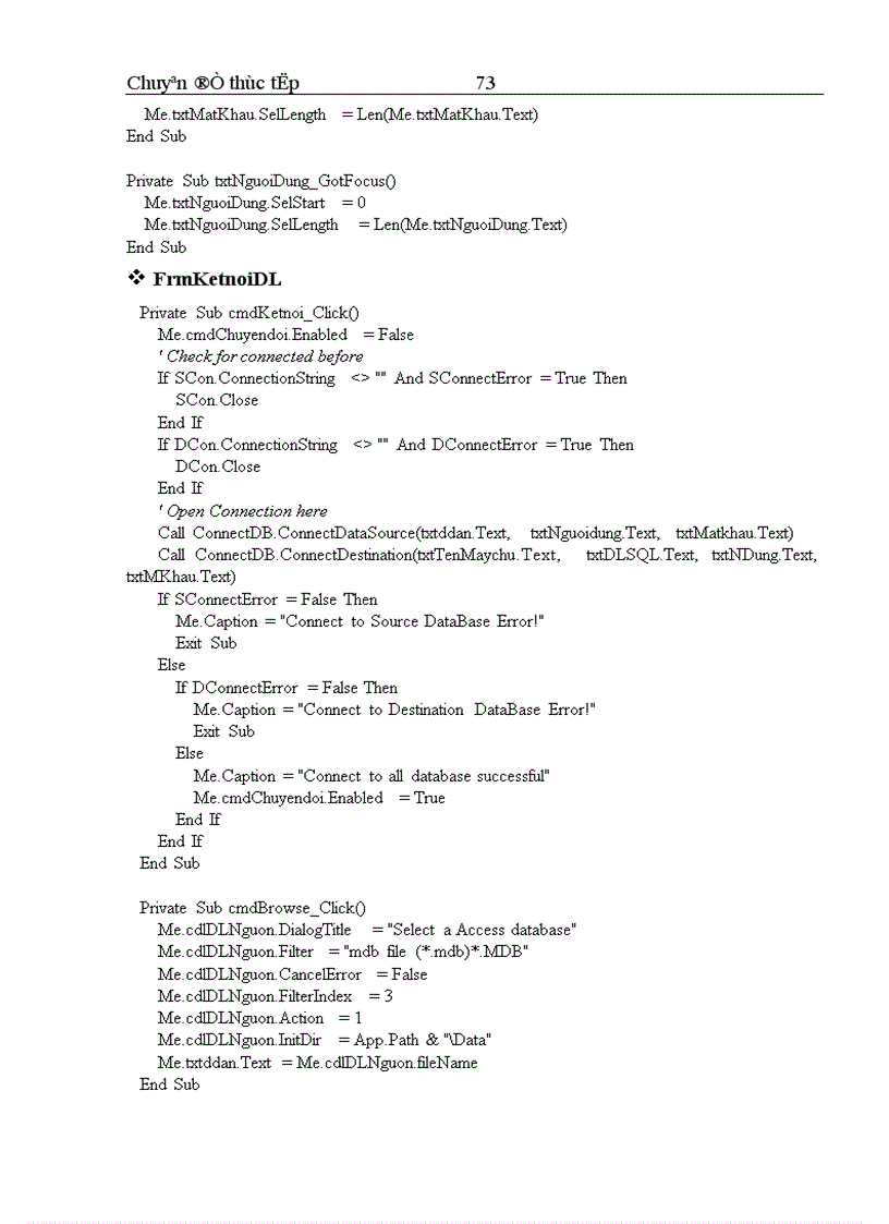 image for page Xây dựng phần mềm Convert dữ liệu CSDL Access sang CSDL SQL Server 13 2