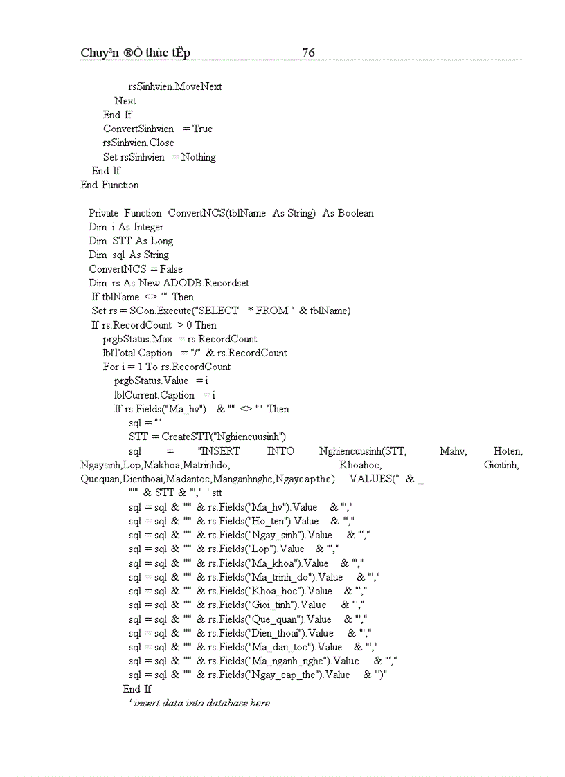 image for page Xây dựng phần mềm Convert dữ liệu CSDL Access sang CSDL SQL Server 13 2