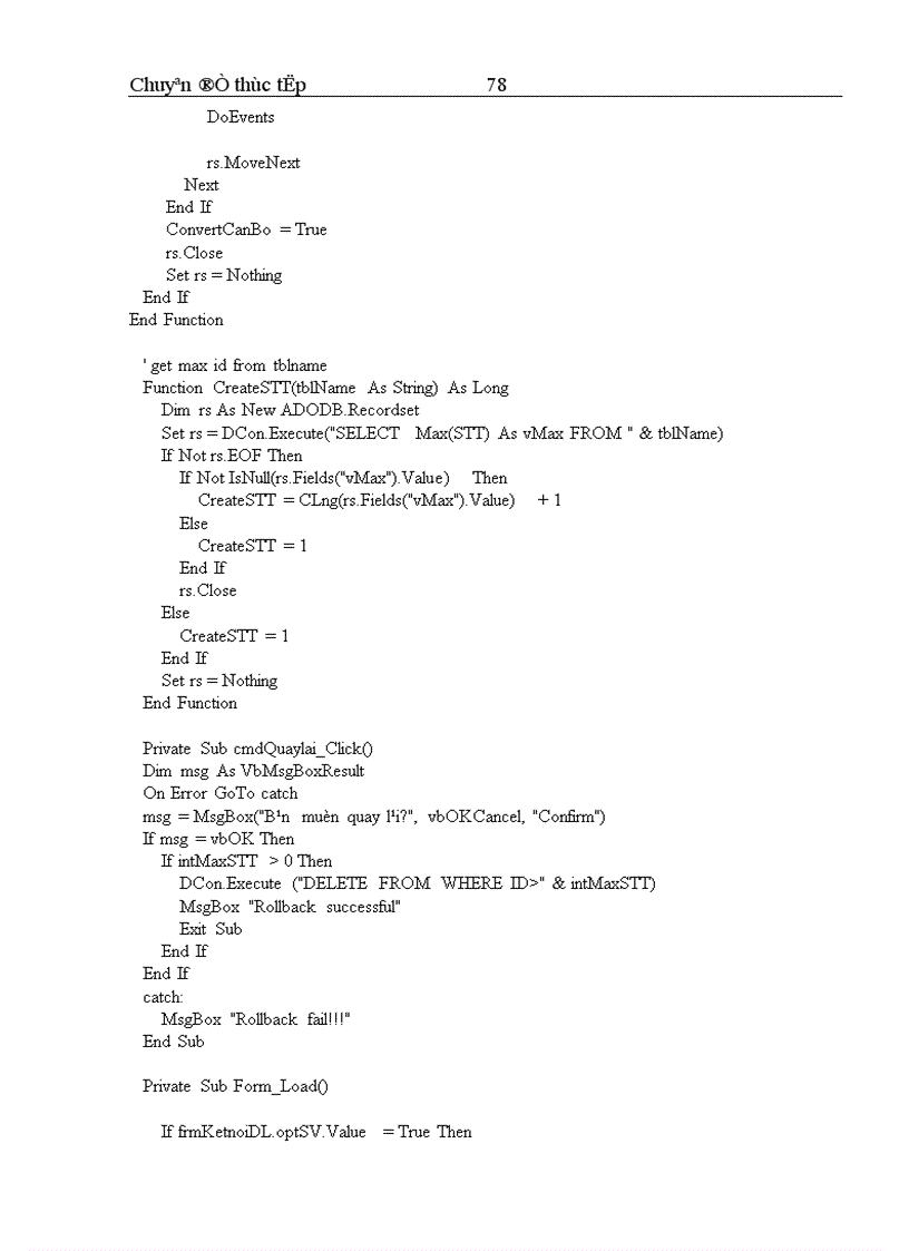 image for page Xây dựng phần mềm Convert dữ liệu CSDL Access sang CSDL SQL Server 13 2