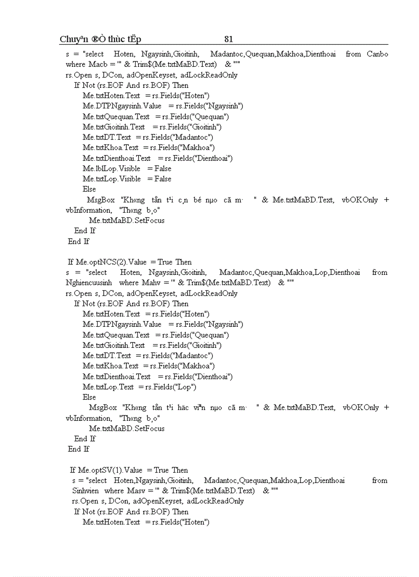 image for page Xây dựng phần mềm Convert dữ liệu CSDL Access sang CSDL SQL Server 13 2