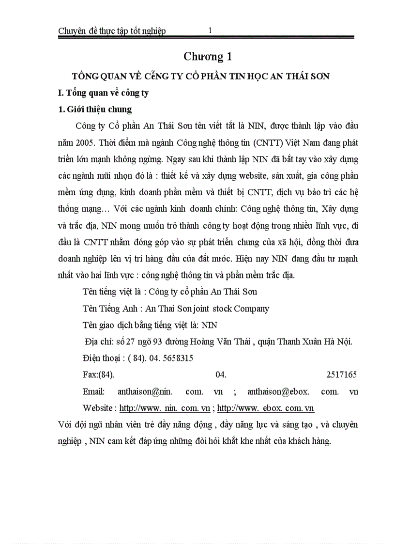 image for page Phân tích và thiết kế hệ thống thông tin quản lý dịch vụ bảo trì tin học An Thái Sơn