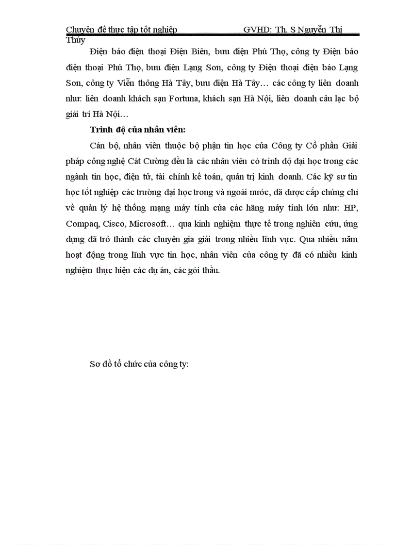 image for page Phân tích và thiết kế hệ thống thông tin quản lý nhân sự tại công ty cổ phần giải pháp công nghệ Cát Cường