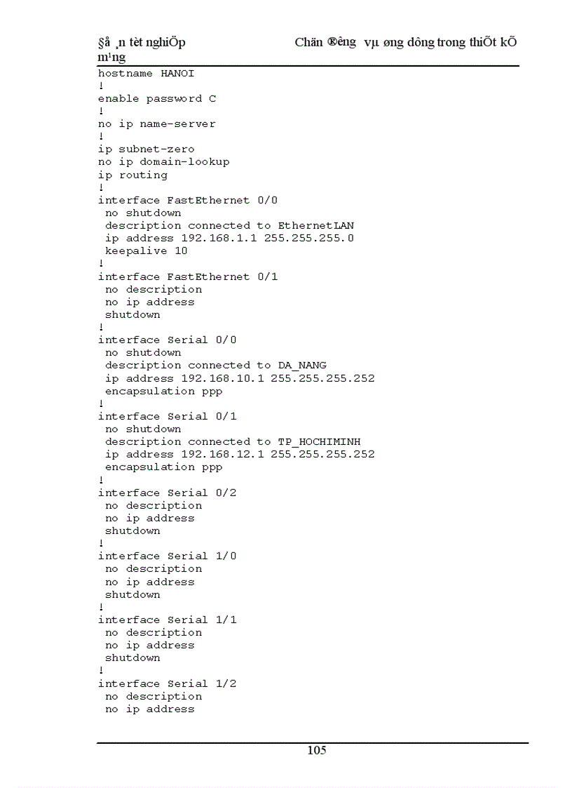 image for page Chọn đường và ứng dụng trong thiết kế mạng