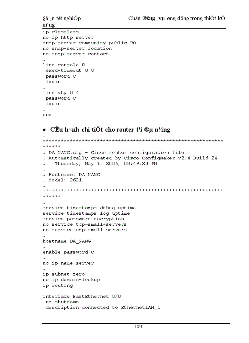 image for page Chọn đường và ứng dụng trong thiết kế mạng