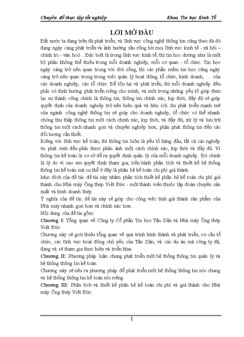 image for page phân tích thiết kế phân hệ kế toán chi phí giá thành cho Nhà máy Ống thép Việt Đức