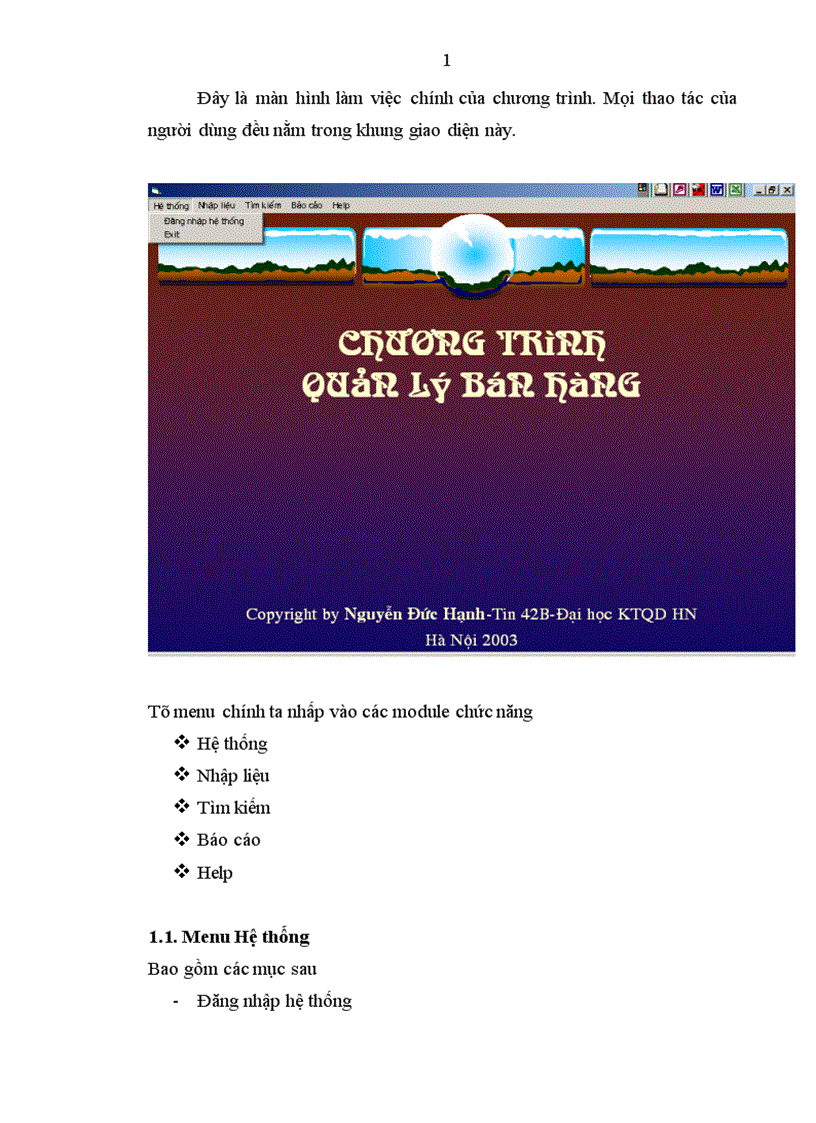 image for page Thiết kế hệ thống thông tin quản lý bán hàng