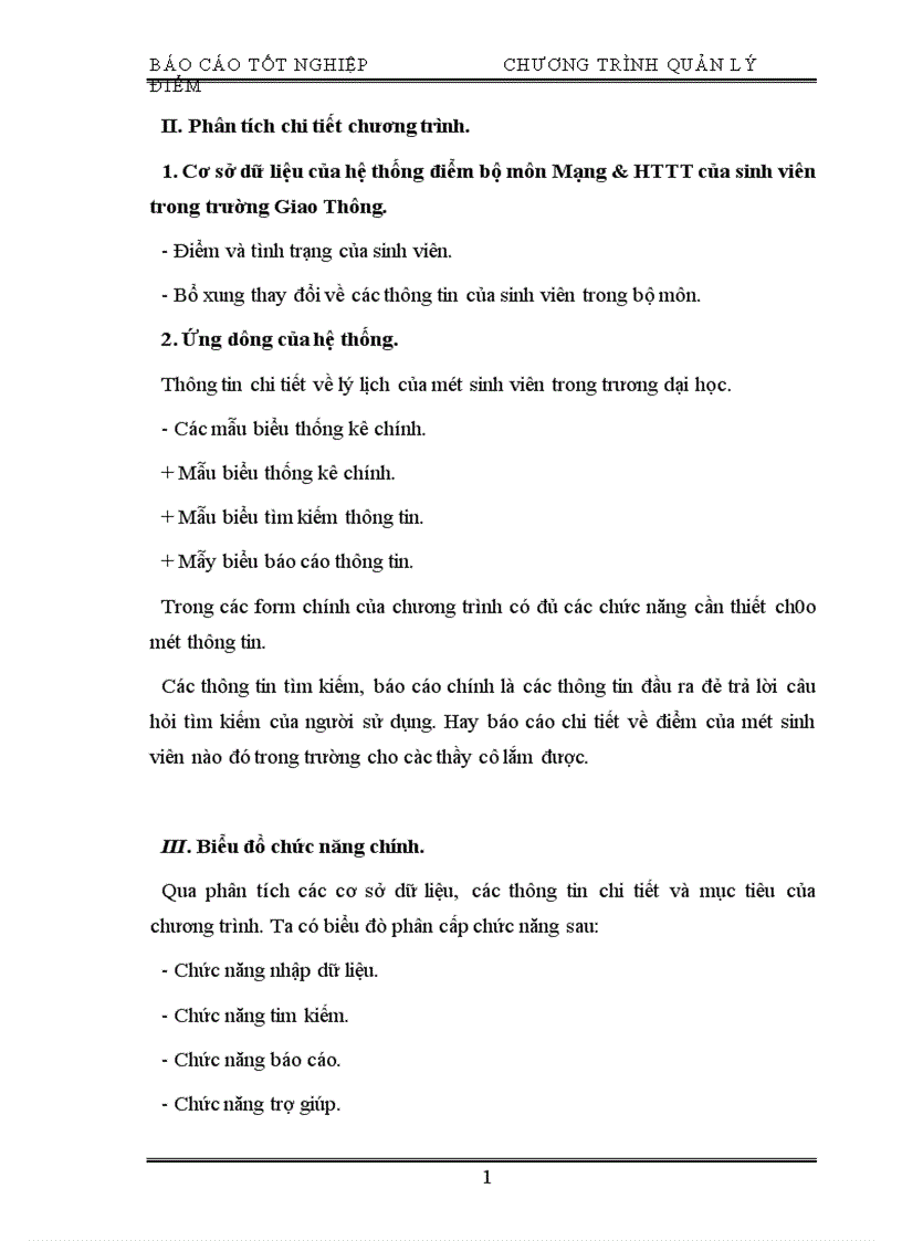 image for page Quản lý điểm Bộ Môn Mạng HTTT khoa CNTT Trường ĐH Giao thông