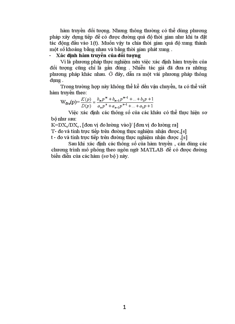 image for page Xây dựng mô hình toán học cho đối tượng điều khiển