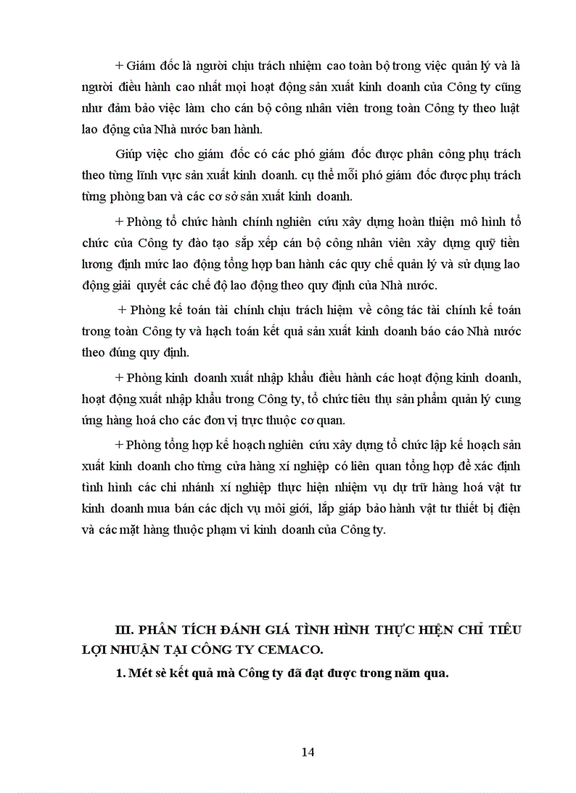 image for page Phân tích đánh giá chỉ tiêu lợi nhuận và các biện pháp nâng cao lợi nhuận của Công ty Hoá chất vật liệu điện và vật tư khoa học kỹ thuật CEMACO