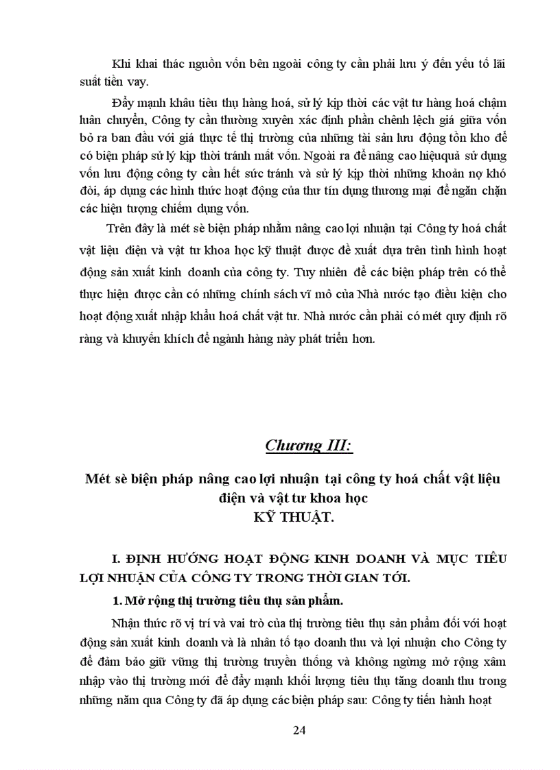 image for page Phân tích đánh giá chỉ tiêu lợi nhuận và các biện pháp nâng cao lợi nhuận của Công ty Hoá chất vật liệu điện và vật tư khoa học kỹ thuật CEMACO