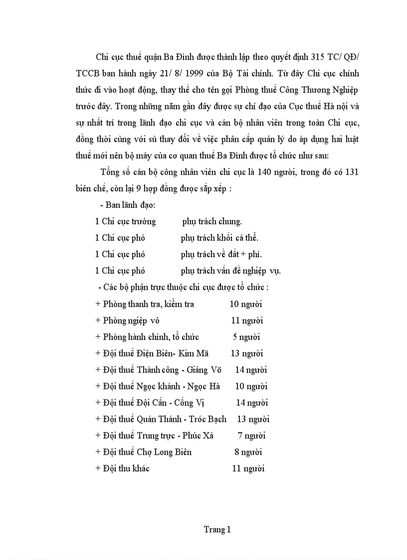 image for page Bàn về công tác quản lí thu thuế giá trị gia tăng ở khu vực kinh tế cá thể trên địa bàn quận Ba đình