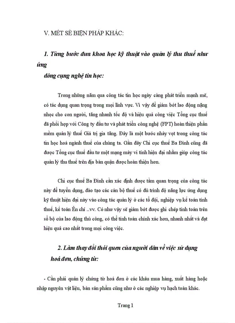 image for page Bàn về công tác quản lí thu thuế giá trị gia tăng ở khu vực kinh tế cá thể trên địa bàn quận Ba đình