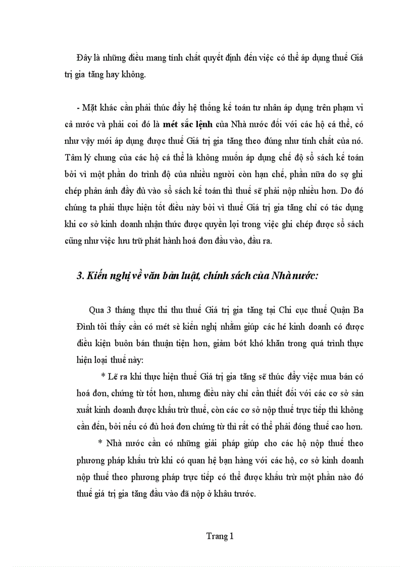 image for page Bàn về công tác quản lí thu thuế giá trị gia tăng ở khu vực kinh tế cá thể trên địa bàn quận Ba đình