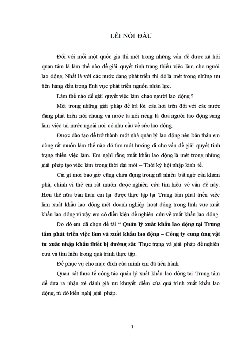 image for page Quản lý xuất khẩu lao động tại Trung tâm phát triển việc làm và xuất khẩu lao động Công ty cung ứng vật tư xuất nhập khẩu thiết bị đường sắt