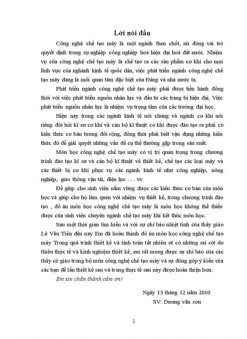 image for page Xác định phương pháp chế tạo phôi và thiết kế bản vẽ chi tiết lồng phôi