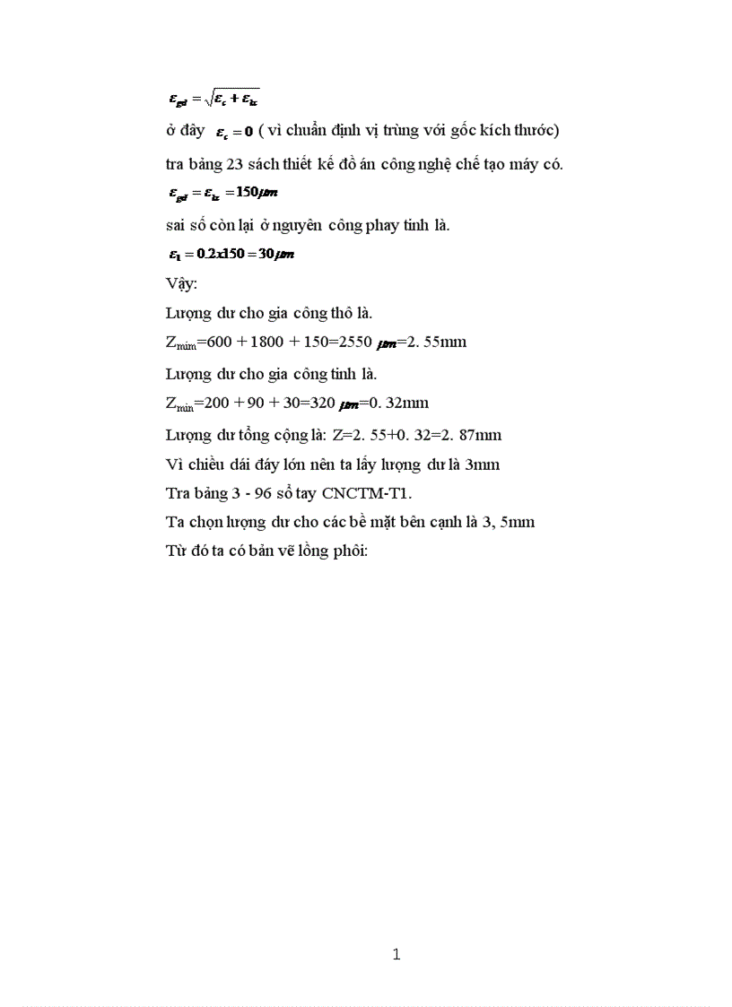 image for page Xác định phương pháp chế tạo phôi và thiết kế bản vẽ chi tiết lồng phôi