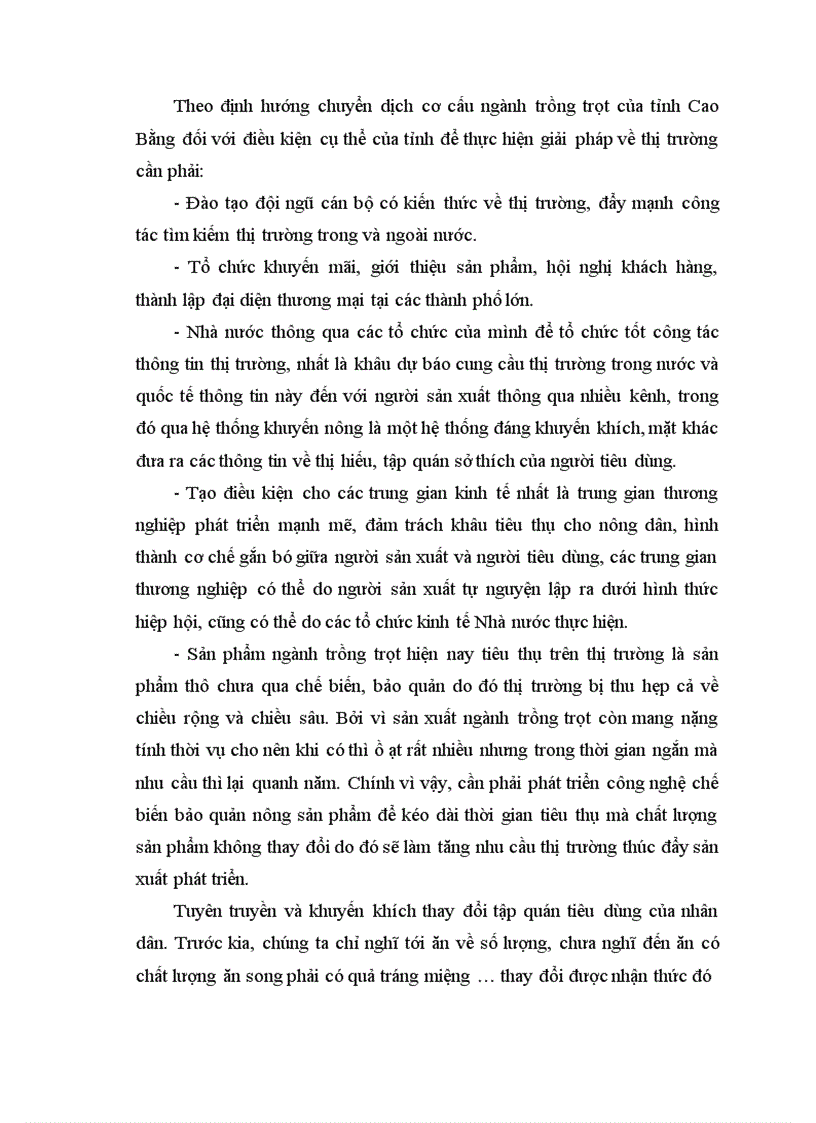 image for page Những biện pháp chủ yếu để chuyển dịch cơ cấu ngành trồng trọt của tỉnh Cao Bằng