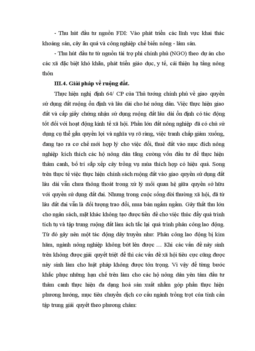 image for page Những biện pháp chủ yếu để chuyển dịch cơ cấu ngành trồng trọt của tỉnh Cao Bằng