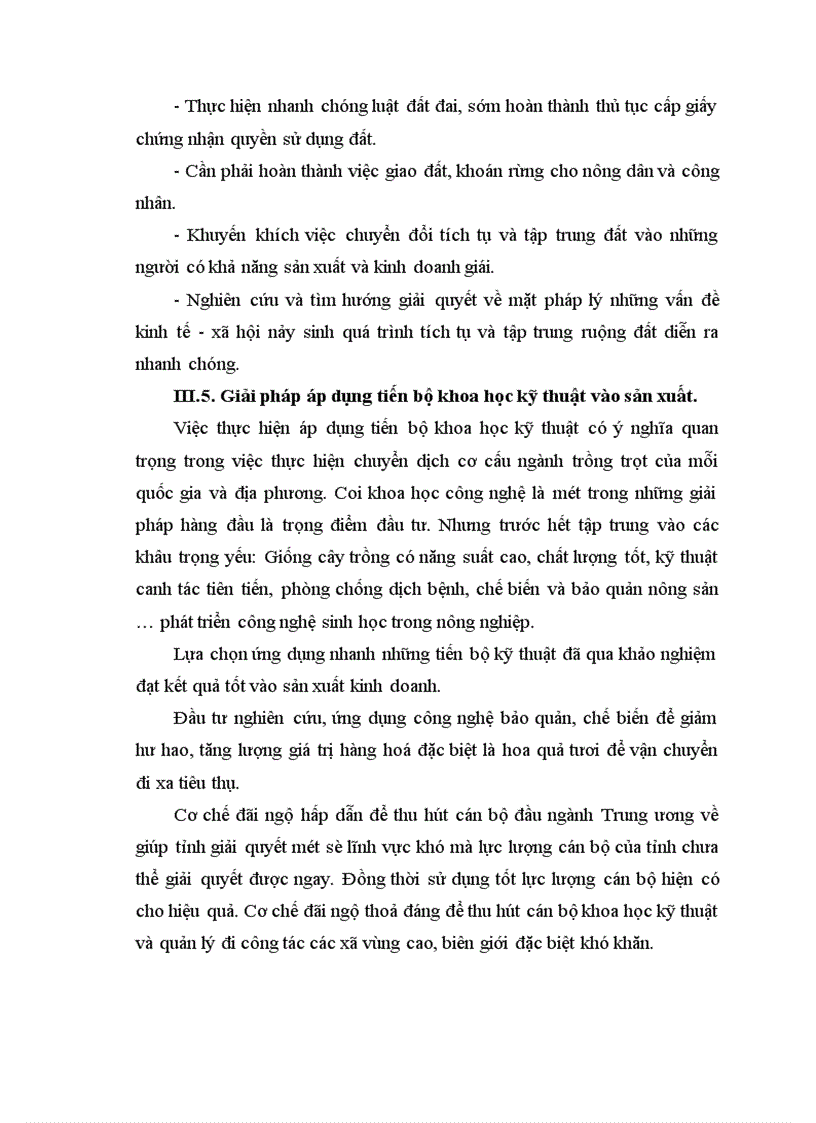 image for page Những biện pháp chủ yếu để chuyển dịch cơ cấu ngành trồng trọt của tỉnh Cao Bằng