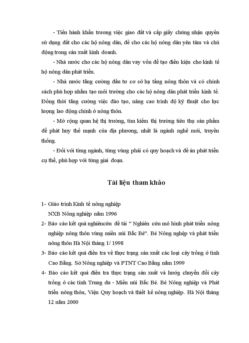 image for page Những biện pháp chủ yếu để chuyển dịch cơ cấu ngành trồng trọt của tỉnh Cao Bằng