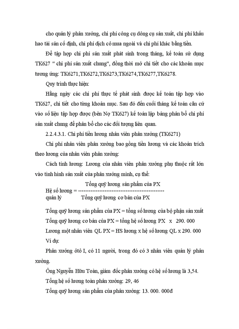 image for page Thực trạng tổ chức công tác kế toán CPSX và tính giá thành sản phẩm ở công ty cơ khí ôtô 3 2