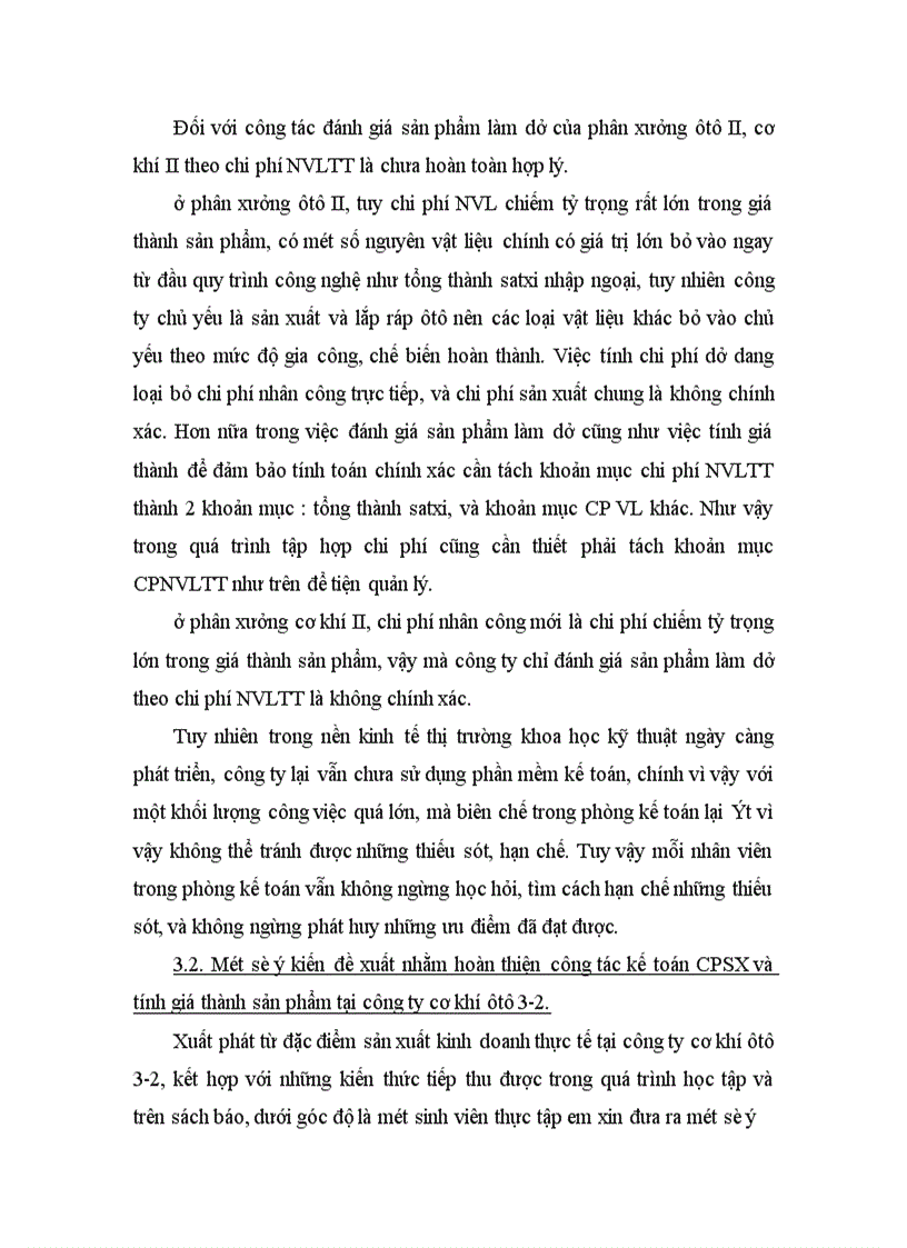 image for page Thực trạng tổ chức công tác kế toán CPSX và tính giá thành sản phẩm ở công ty cơ khí ôtô 3 2
