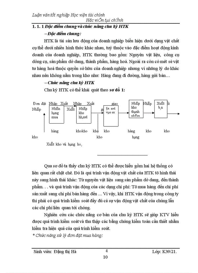 image for page Kiểm toán chu kỳ HTK trong quy trình kiểm toán BCTC do công ty Kiểm toán và Kế toán Hà Nội thực hiện