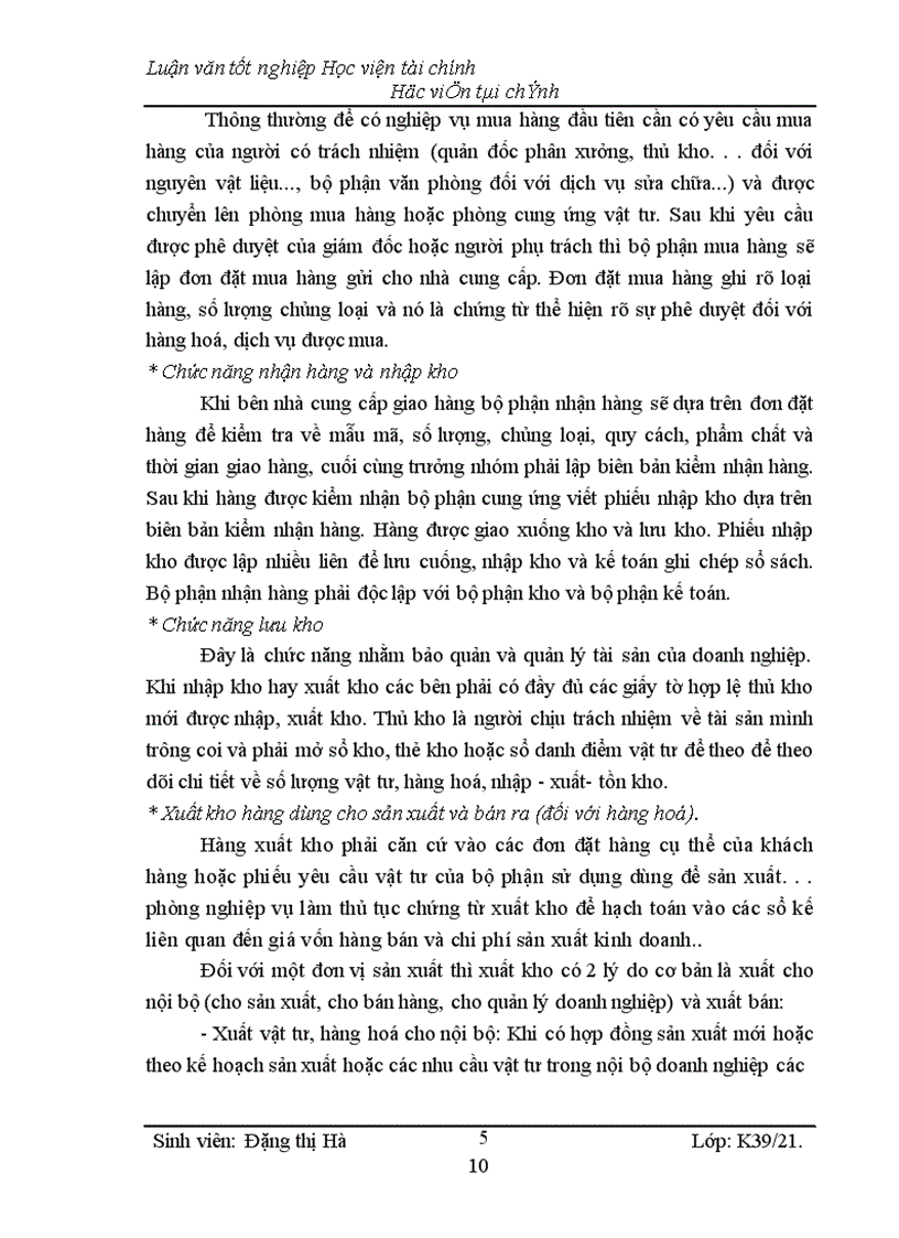 image for page Kiểm toán chu kỳ HTK trong quy trình kiểm toán BCTC do công ty Kiểm toán và Kế toán Hà Nội thực hiện