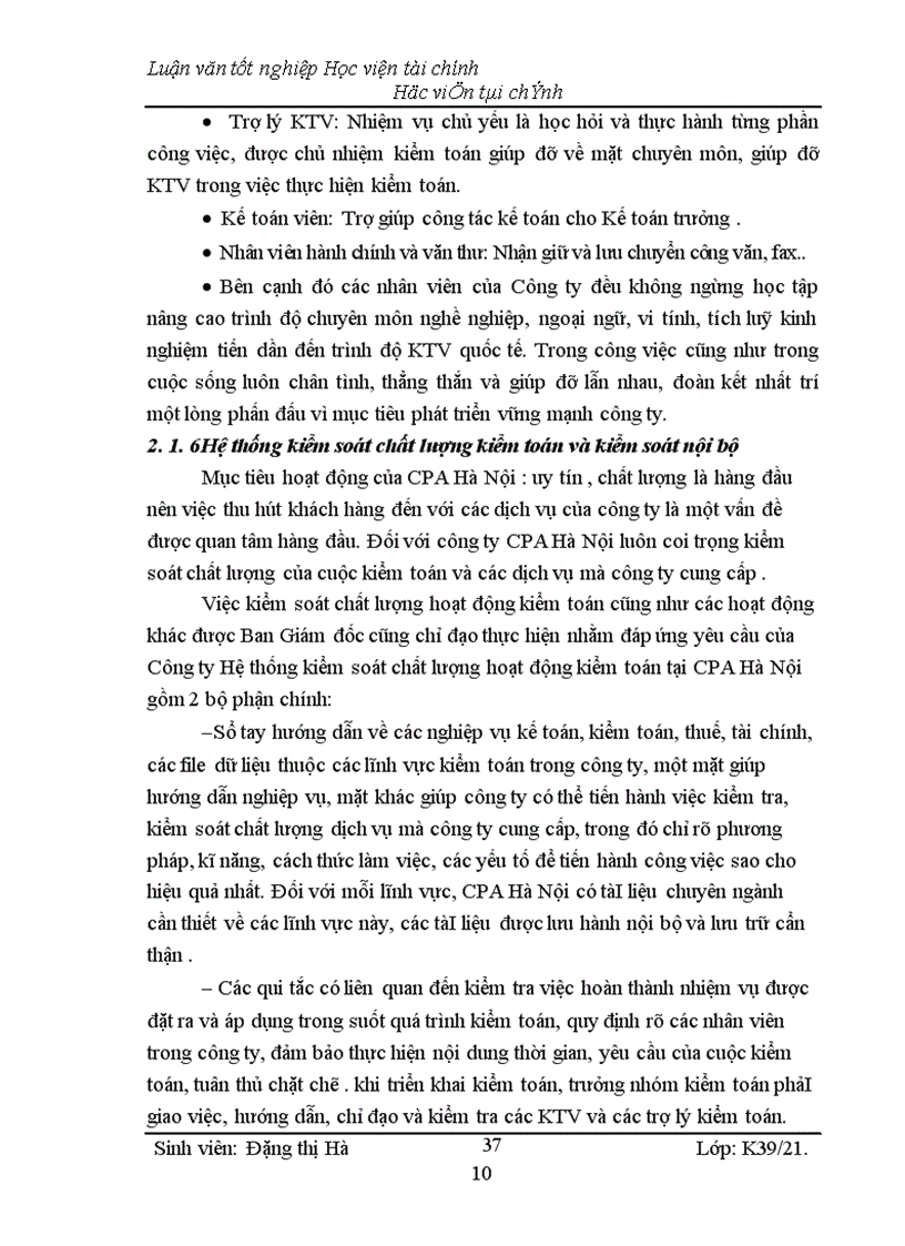 image for page Kiểm toán chu kỳ HTK trong quy trình kiểm toán BCTC do công ty Kiểm toán và Kế toán Hà Nội thực hiện