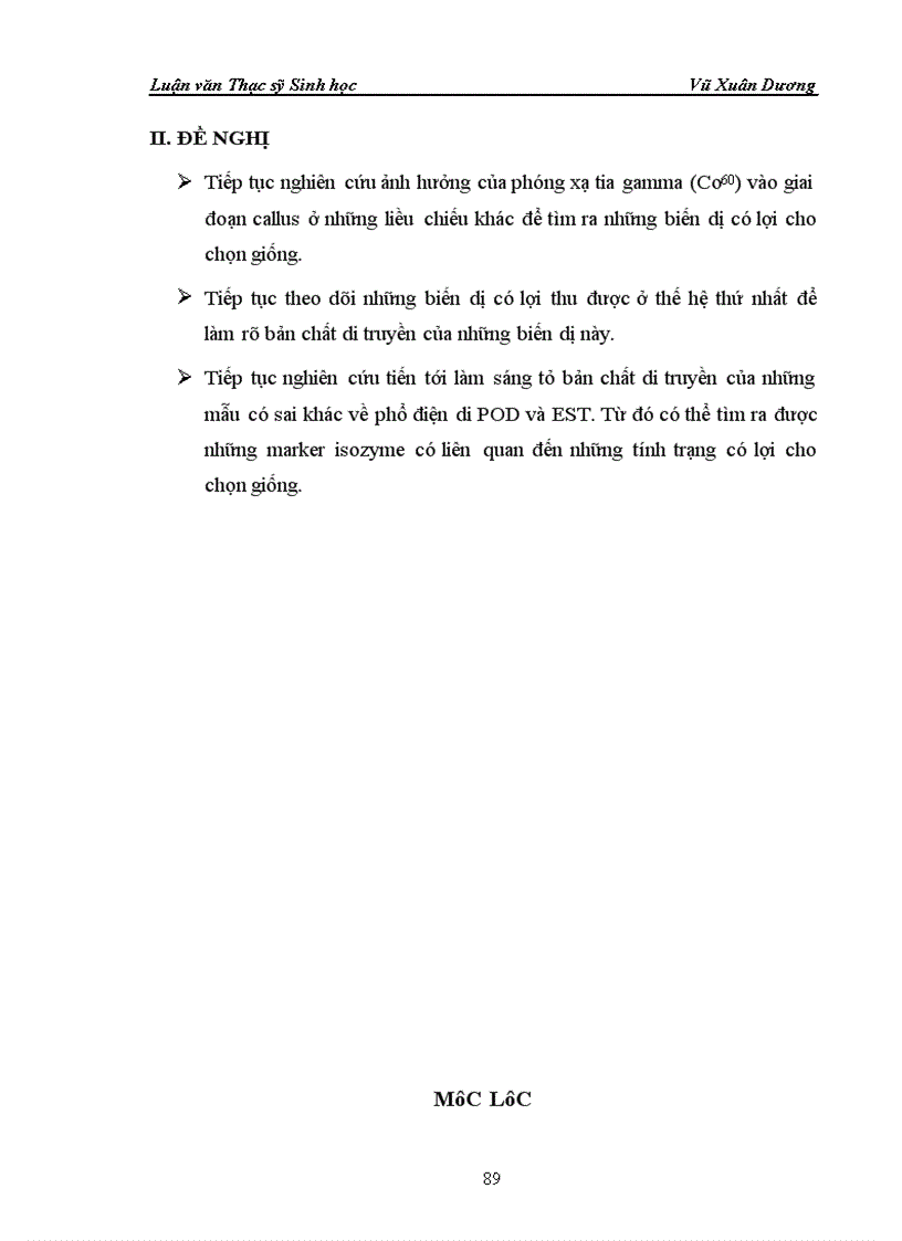 image for page Nghiên cứu nuôi cấy in vitro và ảnh hưởng của phóng xạ tia gamma nguồn Co60 vào giai đoạn callus và giai đoạn hạt nảy mầm của một số dòng lúa có triển vọng