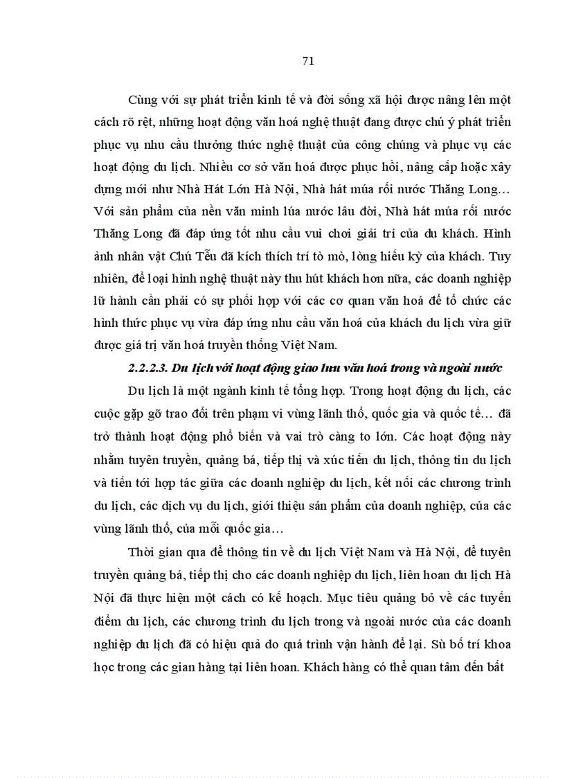 image for page Mối quan hệ giữa văn hoá và du lịch trong thời kỳ đổi mới ở nước ta hiện nay