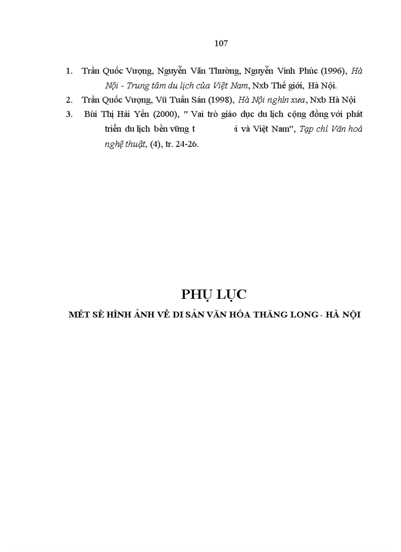 image for page Mối quan hệ giữa văn hoá và du lịch trong thời kỳ đổi mới ở nước ta hiện nay