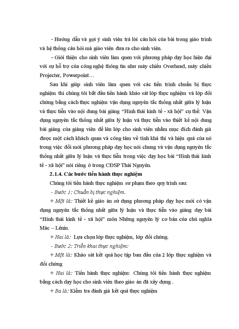 image for page Vận dụng nguyên tắc thống nhất giữa lý luận và thực tiễn trong dạy học bài Hình thái kinh tế xã hội