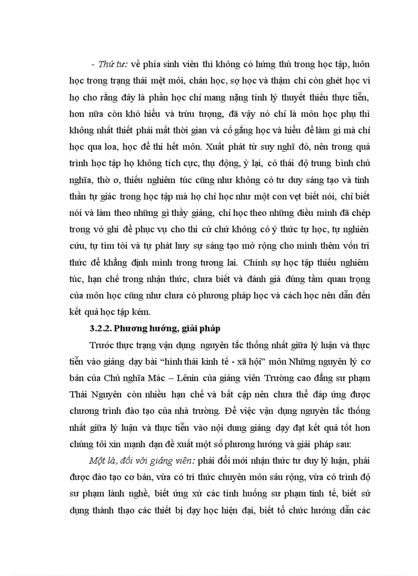 image for page Vận dụng nguyên tắc thống nhất giữa lý luận và thực tiễn trong dạy học bài Hình thái kinh tế xã hội