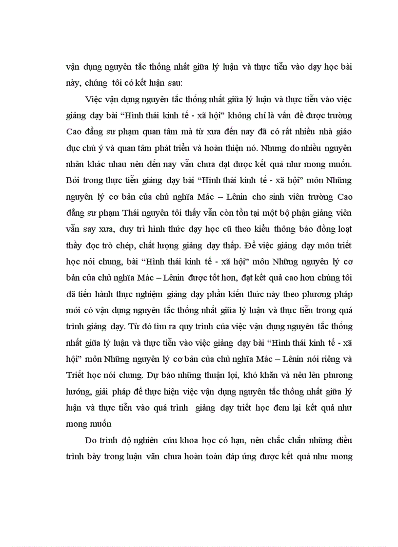 image for page Vận dụng nguyên tắc thống nhất giữa lý luận và thực tiễn trong dạy học bài Hình thái kinh tế xã hội