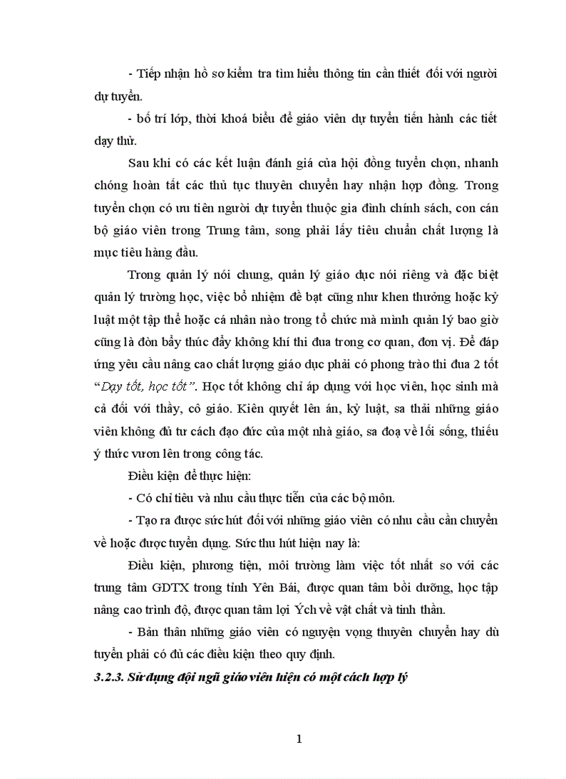 image for page Các biện pháp quản lý phát triển đội ngũ giáo viên ở Trung tâm giáo dục thường xuyên huyện Yên Bình đáp ứng yêu cầu phát triển của huyện