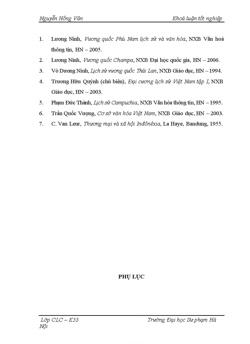 image for page Quá trình hình thành và bước đầu phát triển của một số vương quốc cổ ở Đông Nam á lục địa thế kỉ I VII