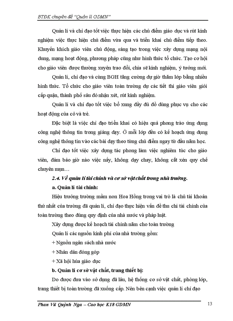 image for page Quản lí giáo dục Mầm non