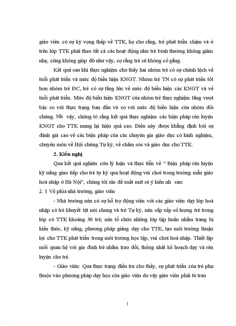 image for page Biện pháp rèn luyện kỹ năng giao tiếp cho trẻ tự kỷ qua hoạt động vui chơi trong lớp mẫu giáo hoà nhập tại Hà Nội 1