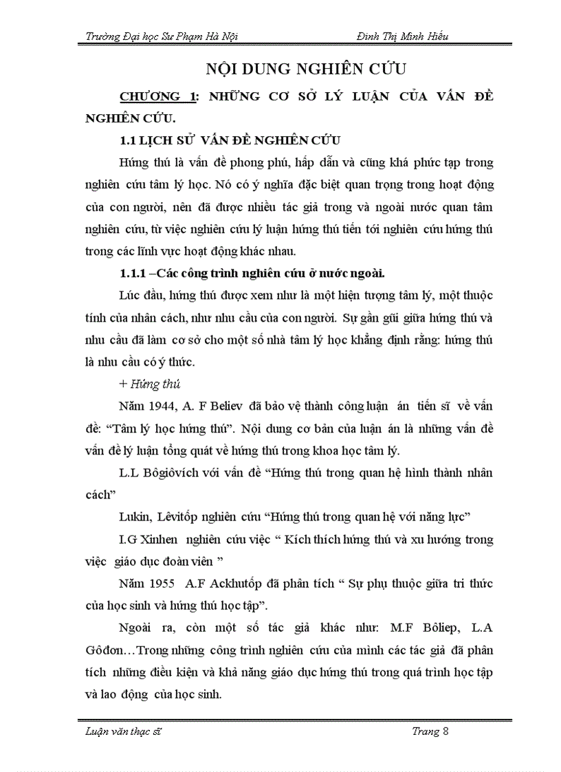 image for page Tìm hiểu thực trạng hứng thú học tập các môn lý luận của sinh viên khoa giáo dục thể chất Trường Đại học sư phạm Đồng Tháp