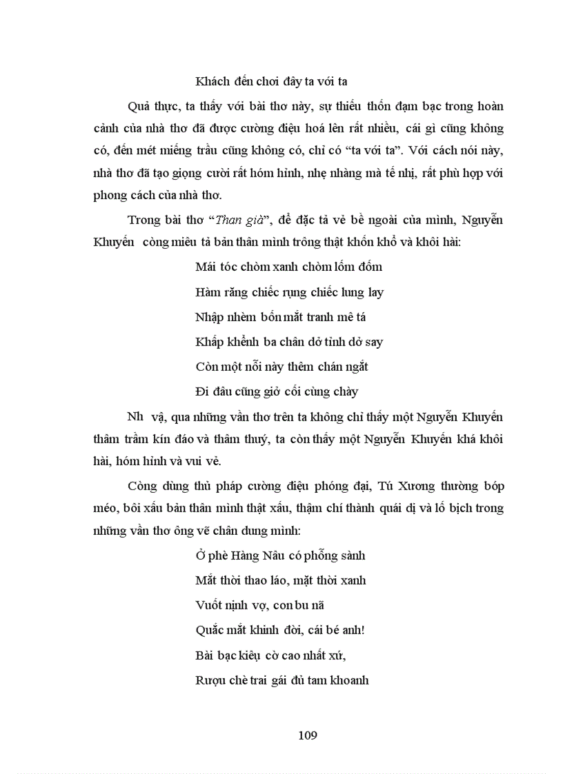 image for page Nghệ thuật tự trào trong văn thơ