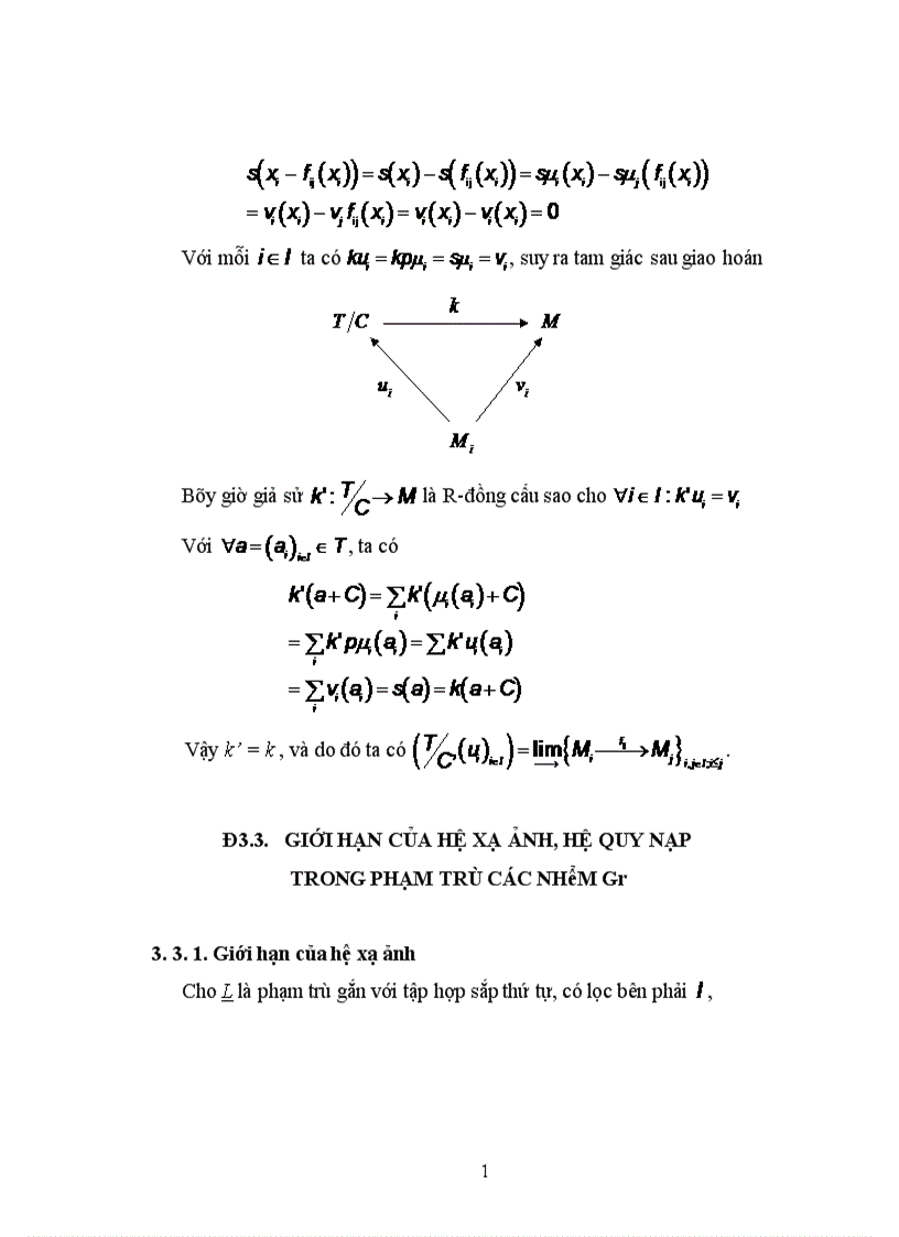 image for page Các giới hạn xạ ảnh và giới hạn quy nạp trong phạm trù các R Môđun và phạm trù các nhóm